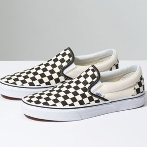 Women’s Checkerboard Slip On Vans